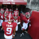 Bryce Young leads the players out of the tunnel